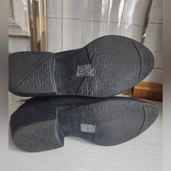 Size 8- Blowfish Malibu Vegan Ankle Western Cowboy Boots Booties- black - Picture 2 of 9